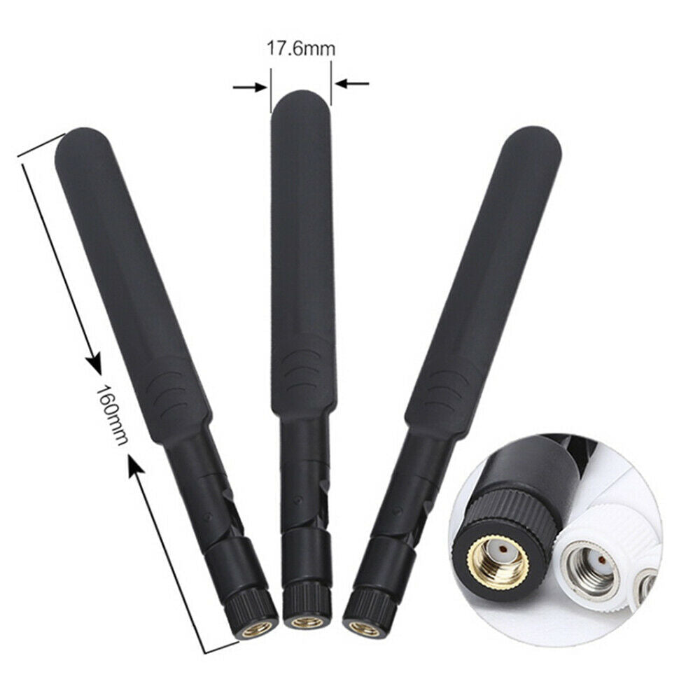 8dBi 2.4-5.8GHz Dual Band Wireless WiFi Router PCI Card Antenna RP-SMA Jack Male