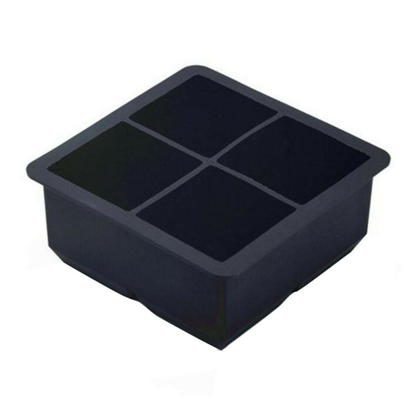 Silicone Ice Cube Square DIY Mould Large Jelly Mold Tray Maker for Cocktail Beer