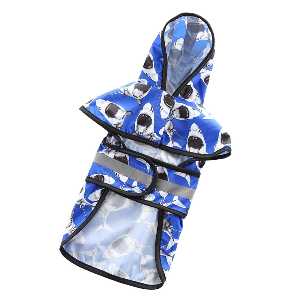 Pet Raincoat Outdoor Climbing Clothes For Small Pet Dog Puppy Blue-S