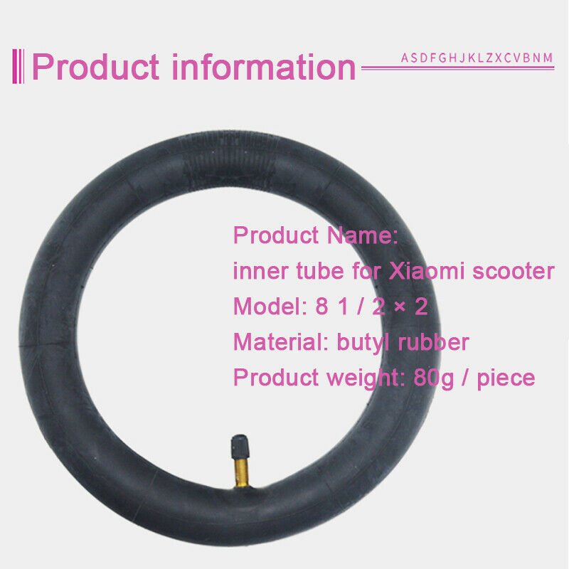 8.5" Upgraded Thicken Tire For M365 Electric Electric Scooter Tyre Inner Tube Tt