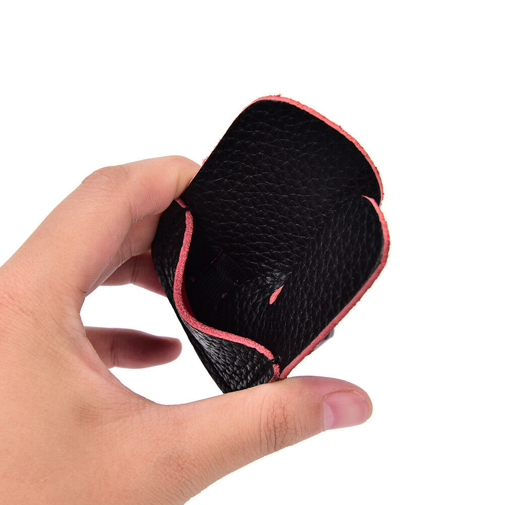 Finger Tab Guard Protector Glove Cow PU Leather Archery Shooting Hunting .l8