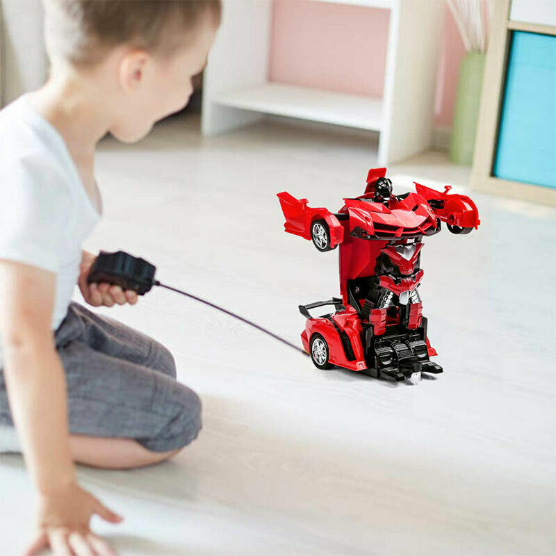 Car Remote 2 IN 1 Sack Truck Robot - Color Red - New