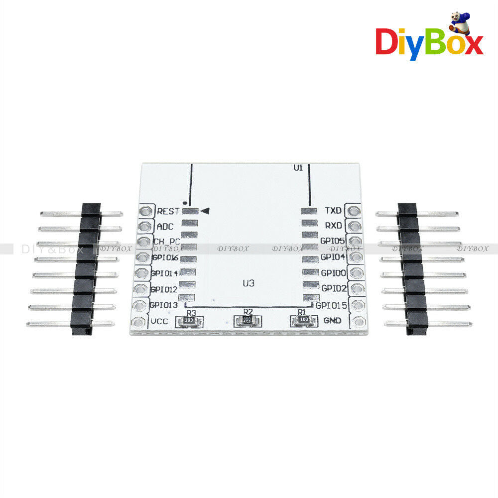 5PCS ESP8266 Serial WIFI Module Adapter Plate For ESP-08 ESP-07 ESP-12