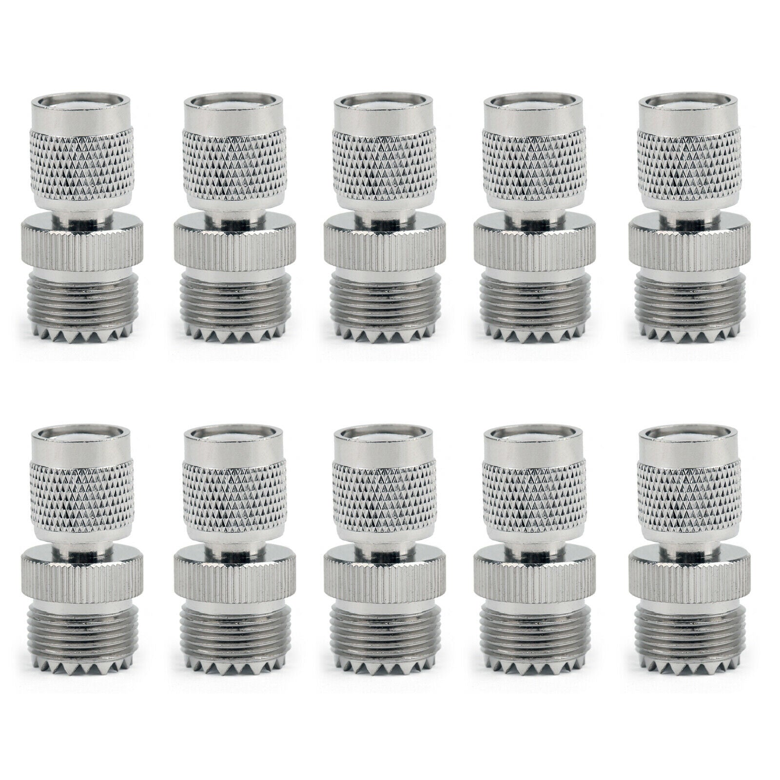 10 x Adapter UHF SO239 Female Jack To TNC Male Plug RF Connector Straight CN