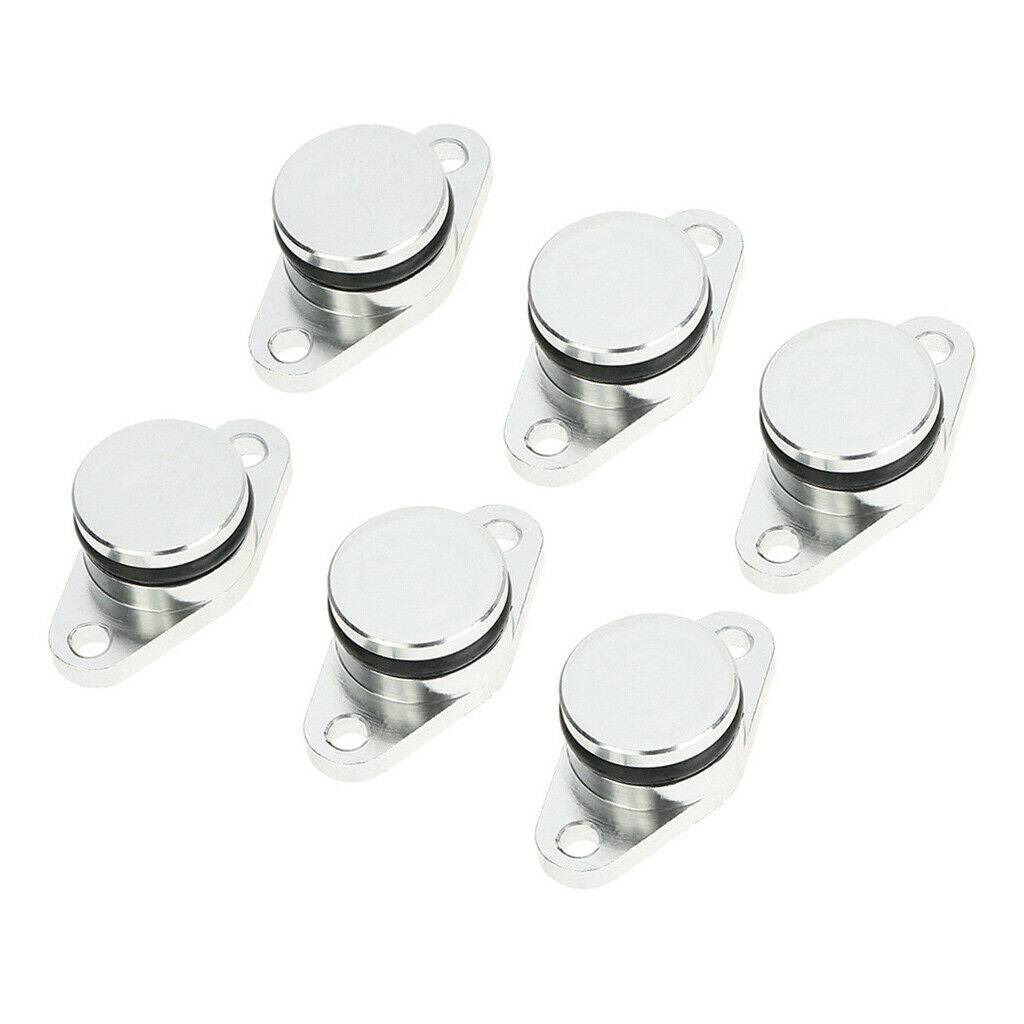 6 Pieces 22mm Swirl Flap Blanking Bungs Gasket Kit for BMW E57 E39 E38 E53