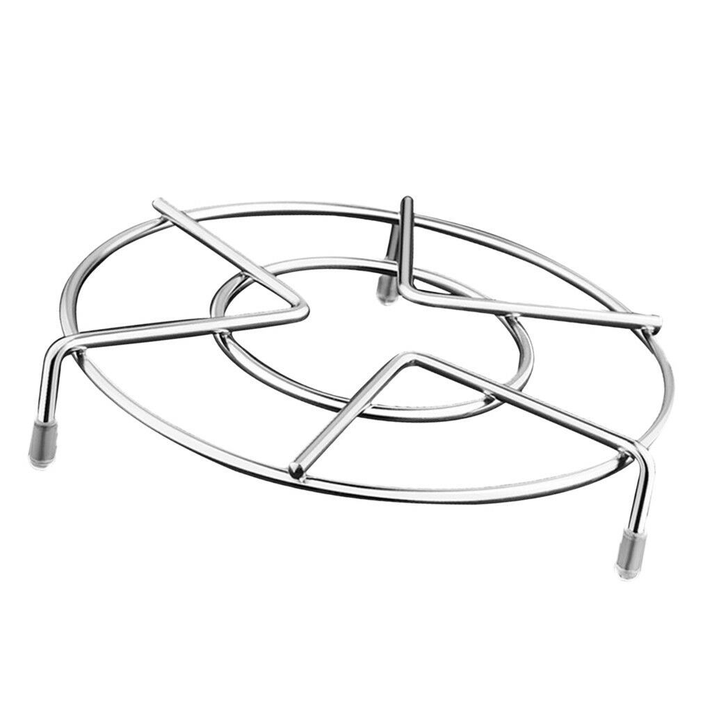 Durable Round Stainless Steam Rack Trivet Food Cooking Holder Pot Stand