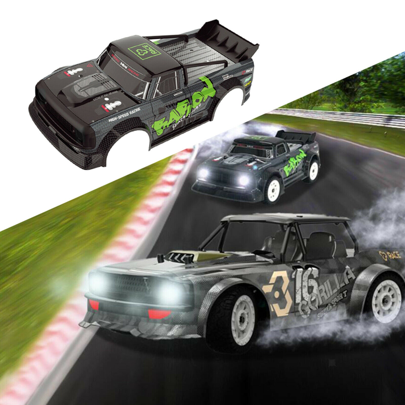 Body Shell Cover for SG-1603 1:16 Scale RC Rally Car DIY Upgrade Parts