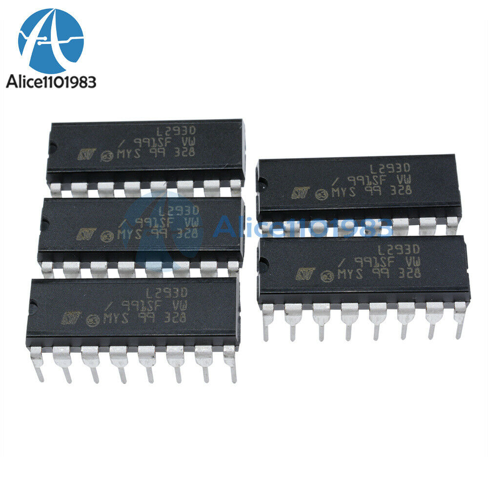 2PCS L293D L293 Push-Pull Four-Channel Motor Driver IC DIP-16 NEW