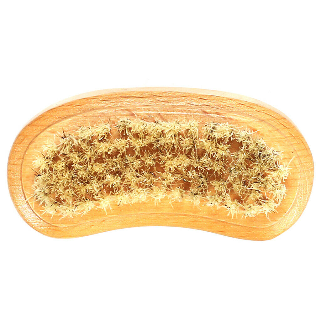 Pack of 2 Two-sided Wooden Finger Nail Brush Scrub Fingernail Scrubbing
