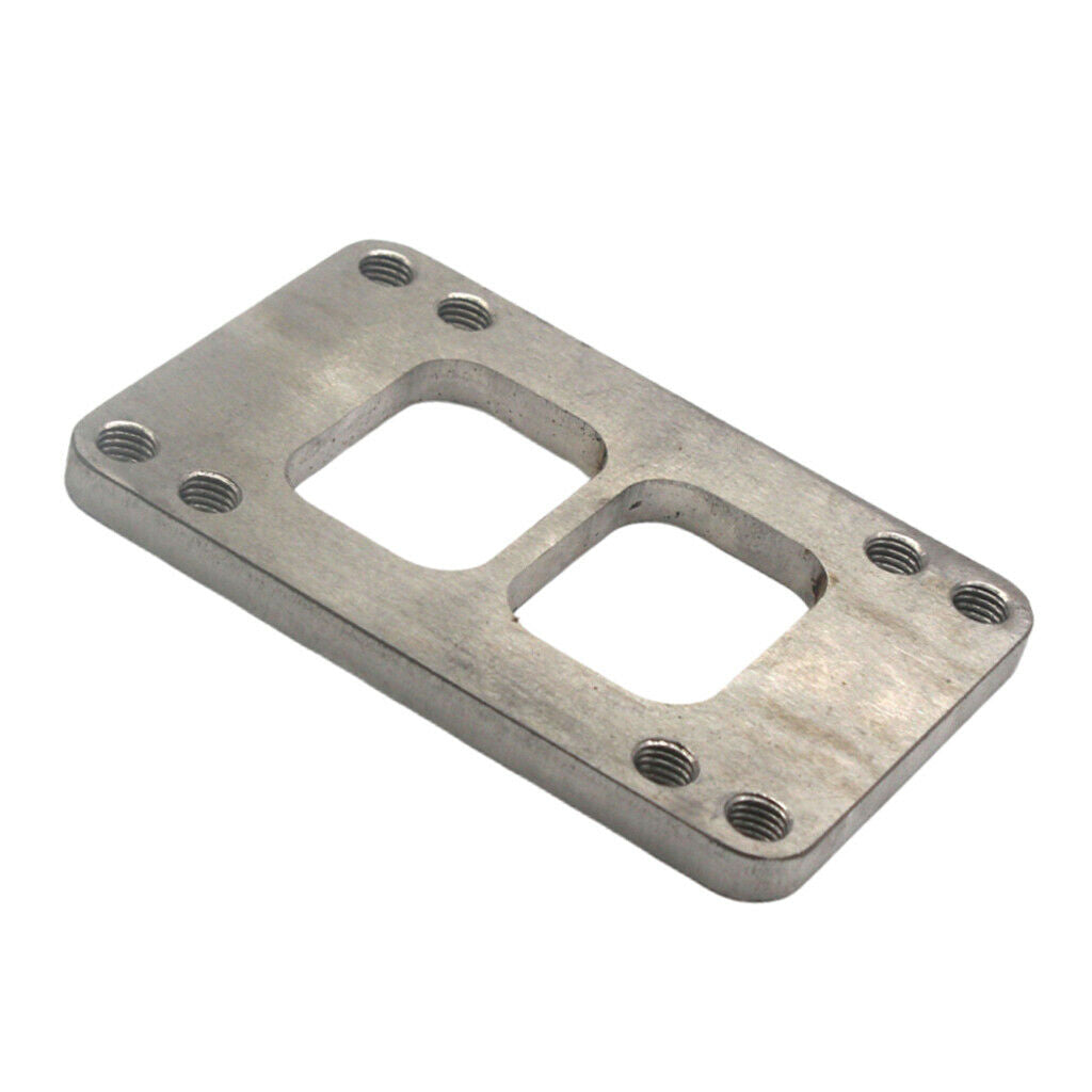 New Heavy Duty Turbo Flange Adapter For T6 To T4 Divided Exhaust 8 Holes