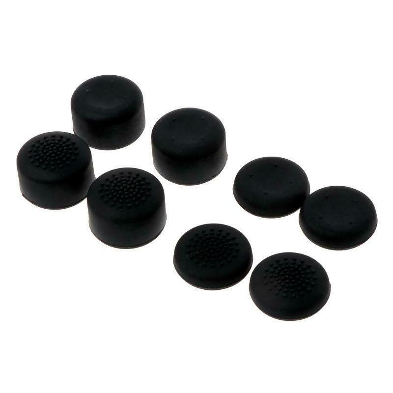 8Pcs Thumb Rubber Silicone Cap Stick Enhance Cover Case Skin Joystick Grip