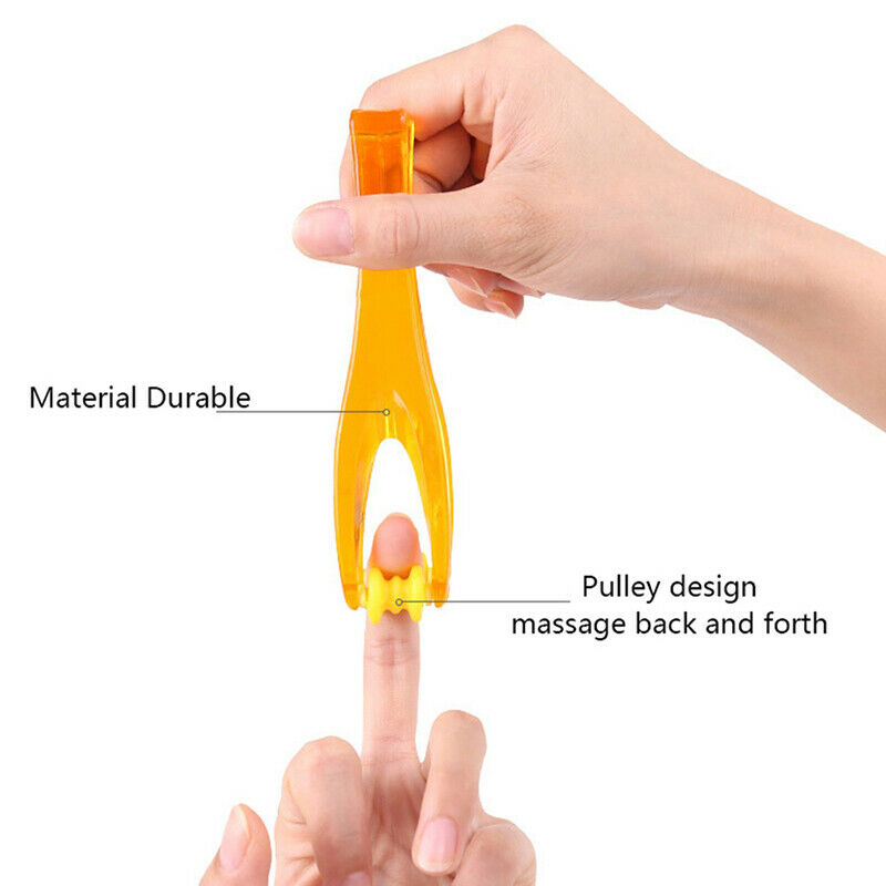 2 Rollers Finger Joints Massager With Elastic Handle Finger Blood Circulatio Qx