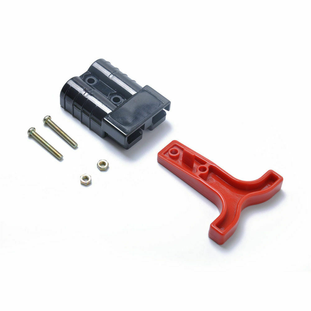 2X 50A Battery Trailer Pair Plug Quick Connector Kit Connect Disconnect Winch