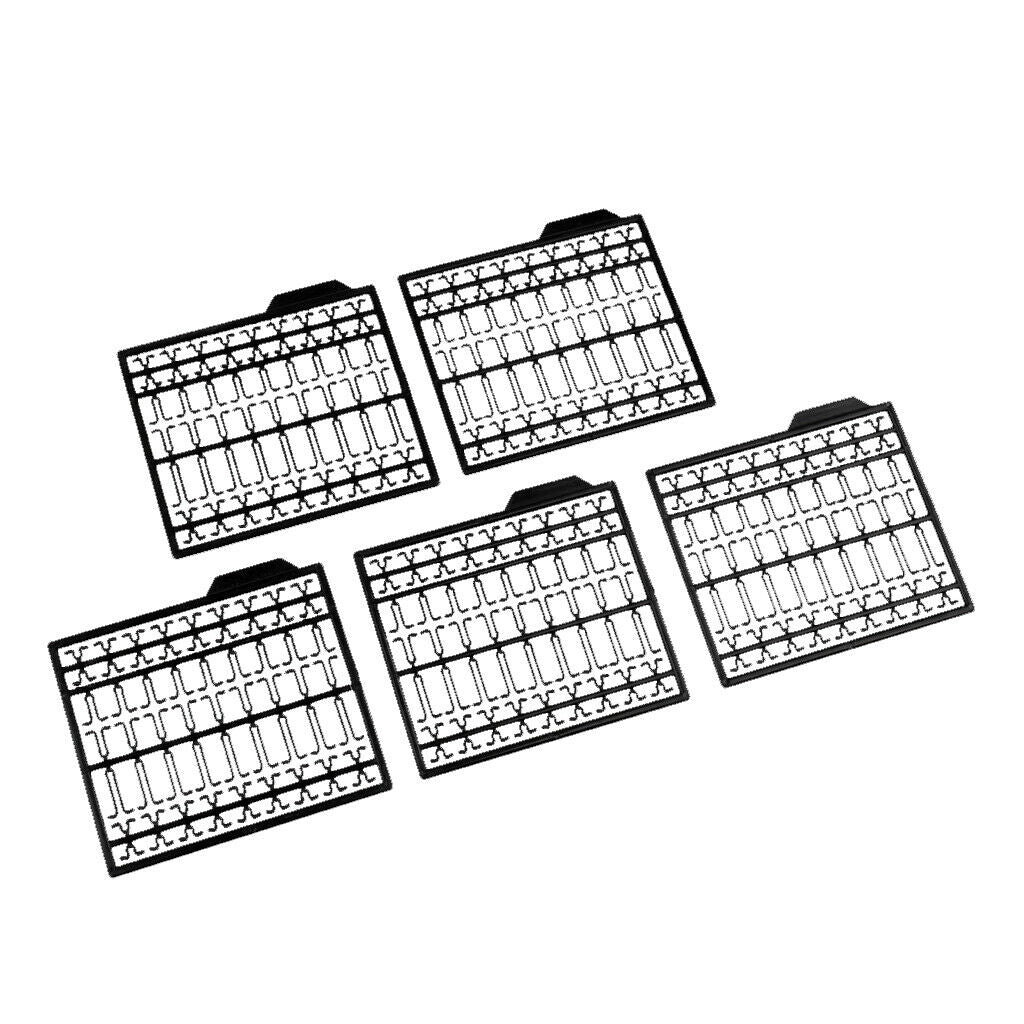 5pcs Hair Extenders Boilie Bait Stops Hair Rigs Carp Fishing Tackle Black