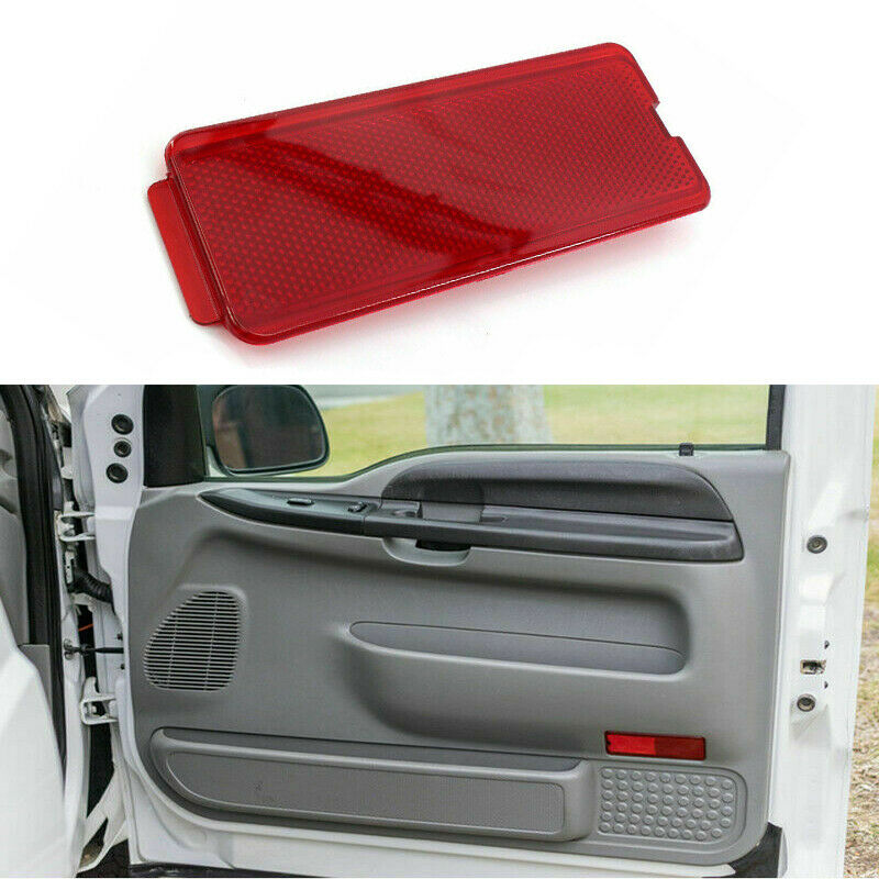 For Ford Excursion 00-05 Front Interior Door Pannel Lens Cover Reflector Red