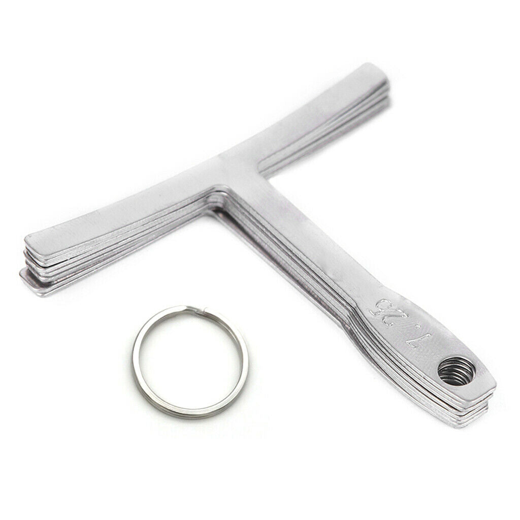 9Pcs Guitar Understring Radius Gauge Builder Luthier Tool Radius Measure