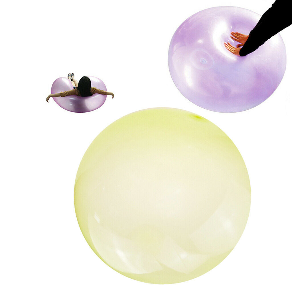 2x Firm Bubble Ball Inflatable Balloon Funny Outdoor Garden Kids Toys 70cm