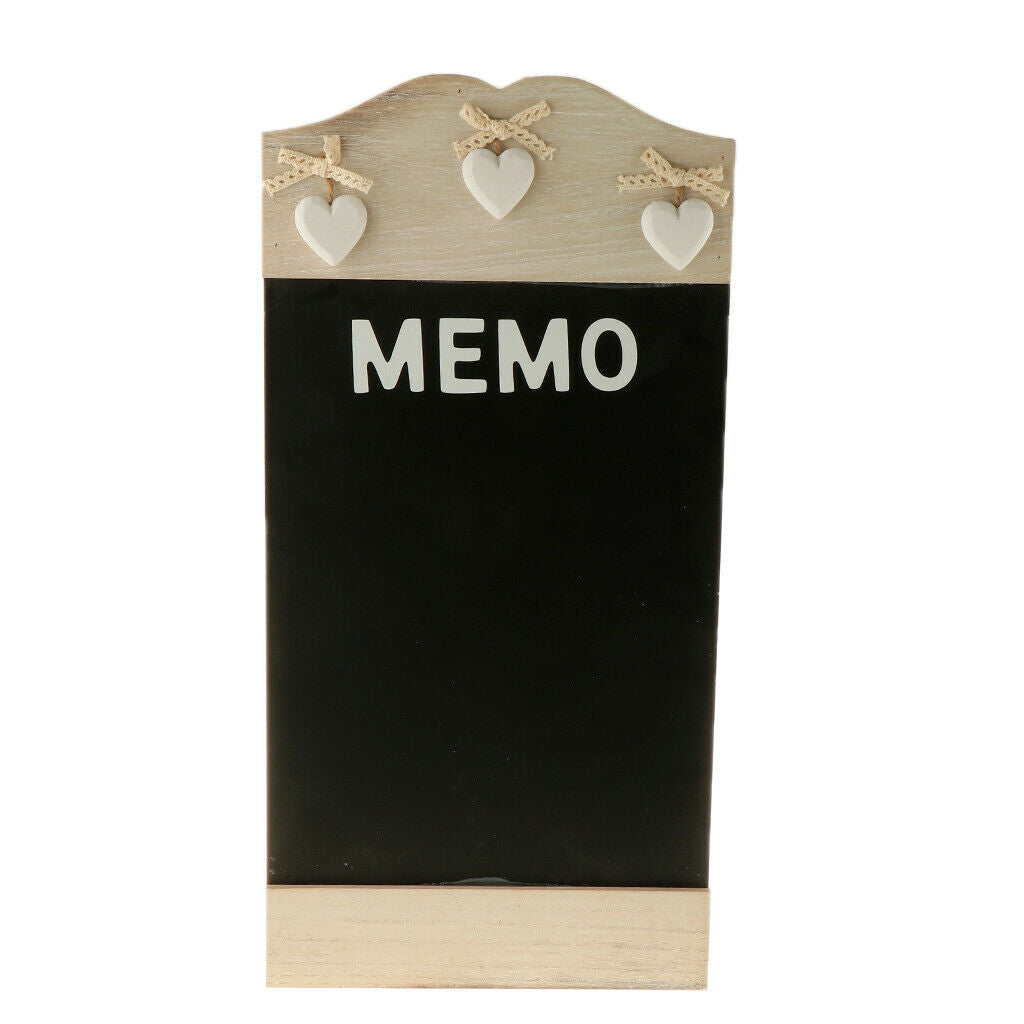 Mini Wooden Small Hanging Blackboard Message Table Number Chalkboard Sign Garden