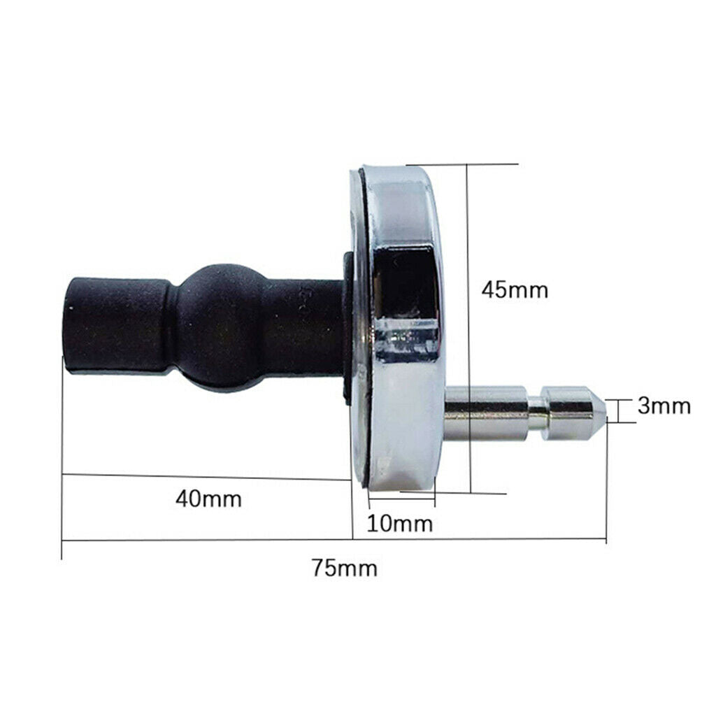 2Pcs Steel Toilet Seat Hinges Fittings Mounting Nuts Hinges DIY Repair Kits