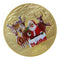 1piece New Year's Santa Claus Coins 40mm Gifts Collectable Badges Golden