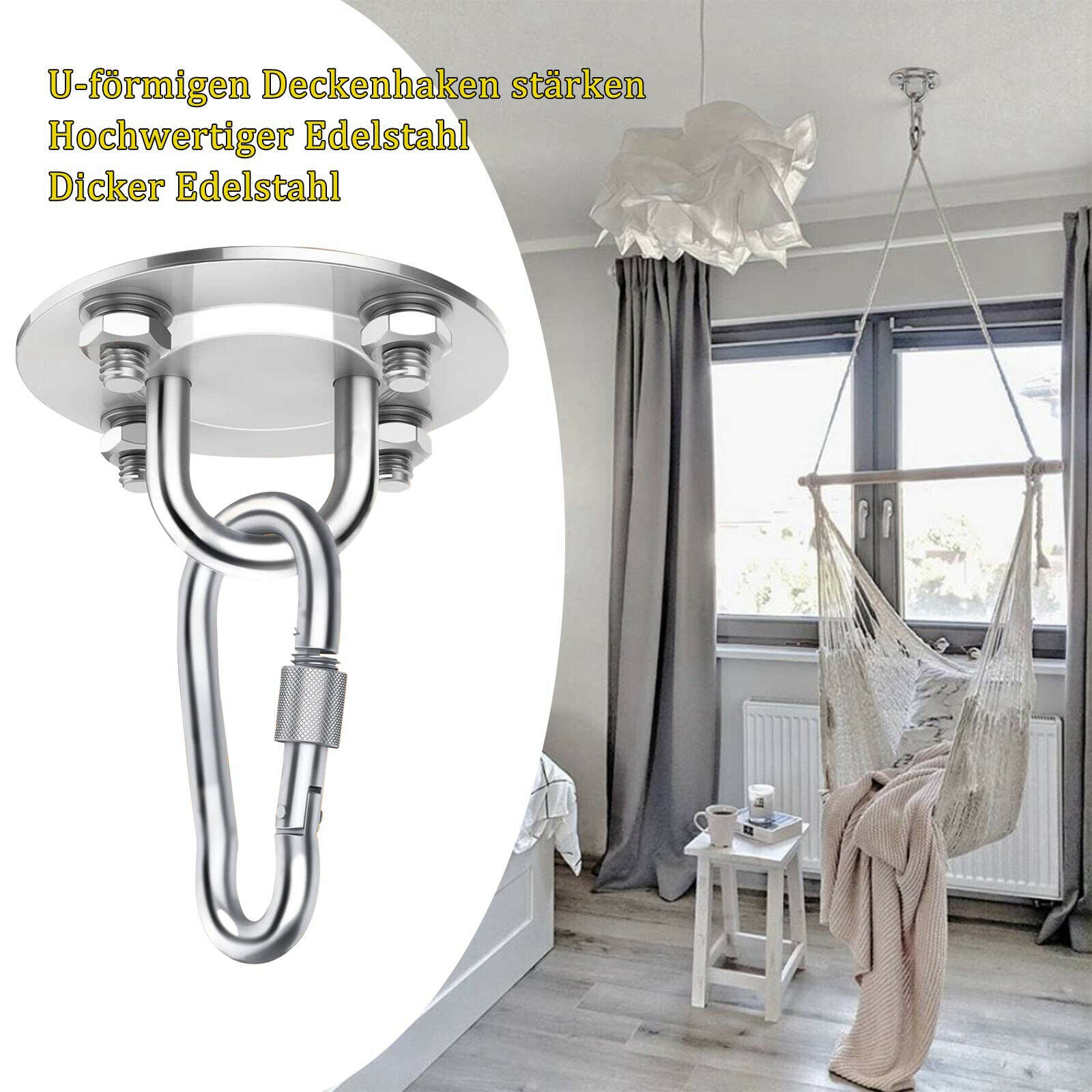 Ceiling Hook Hanging Chair for Ceiling Mounting Hanging Chair Hammock Sling