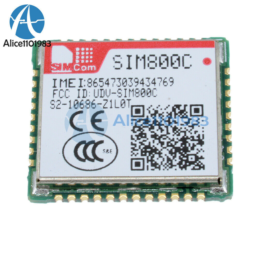 SIM800C GSM Quad Band Module SIM800C SMS DATA Transfer Voice Support TTS