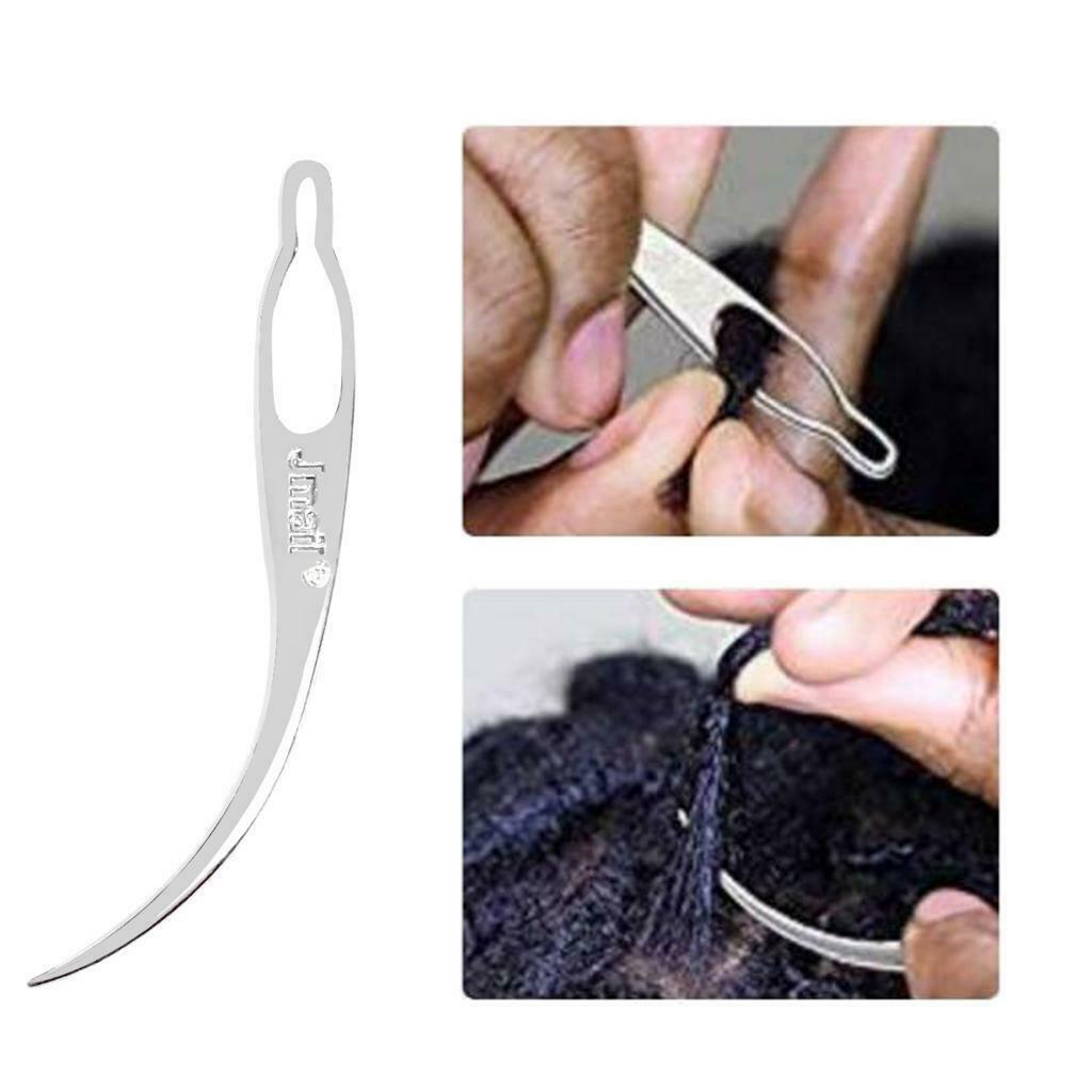 6Pcs Easy Dreadlocks Crochet Needle Hair Interlocking Braiding Tools 3in