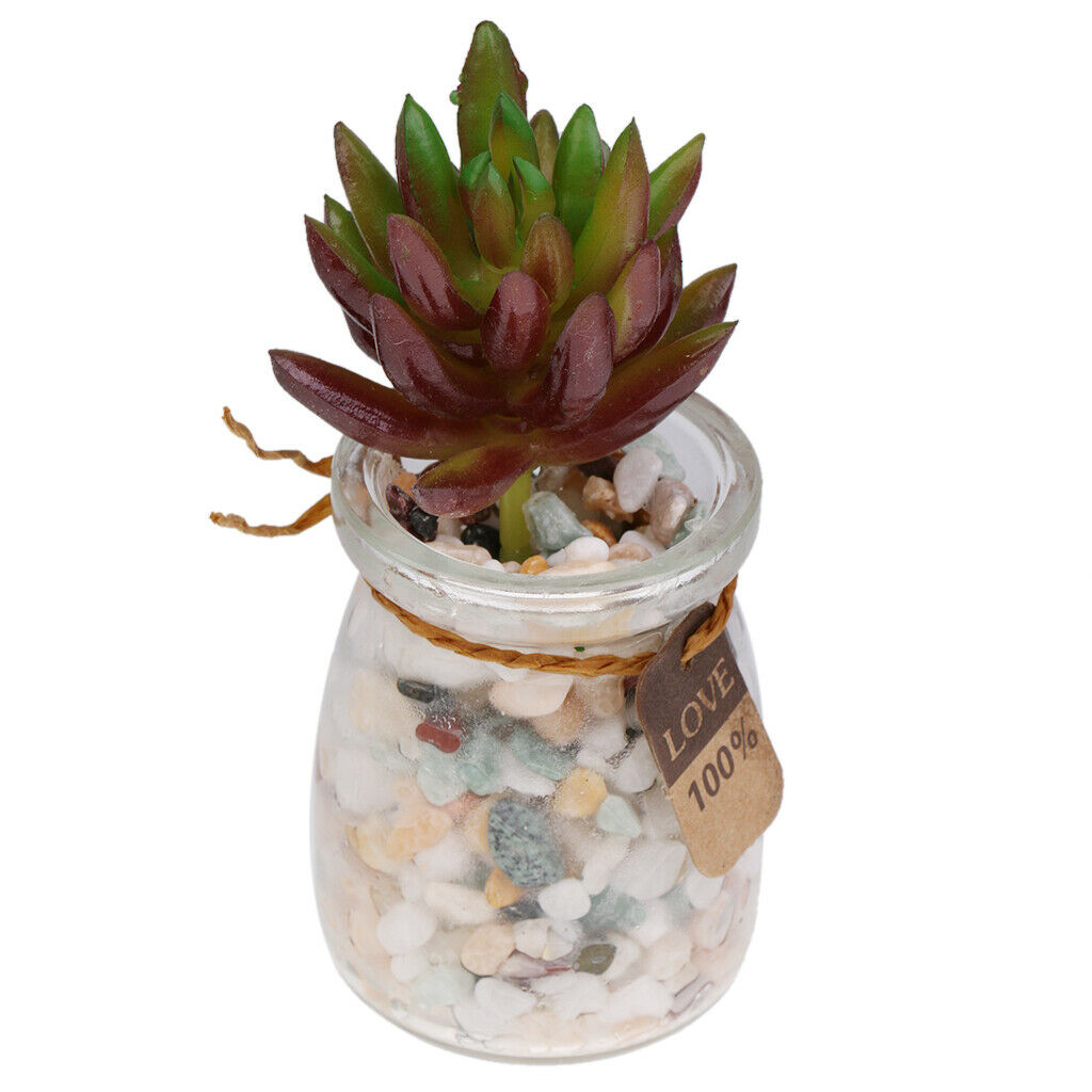 2 Pieces. Artificial Echeveria Succulents Decoration - Green +