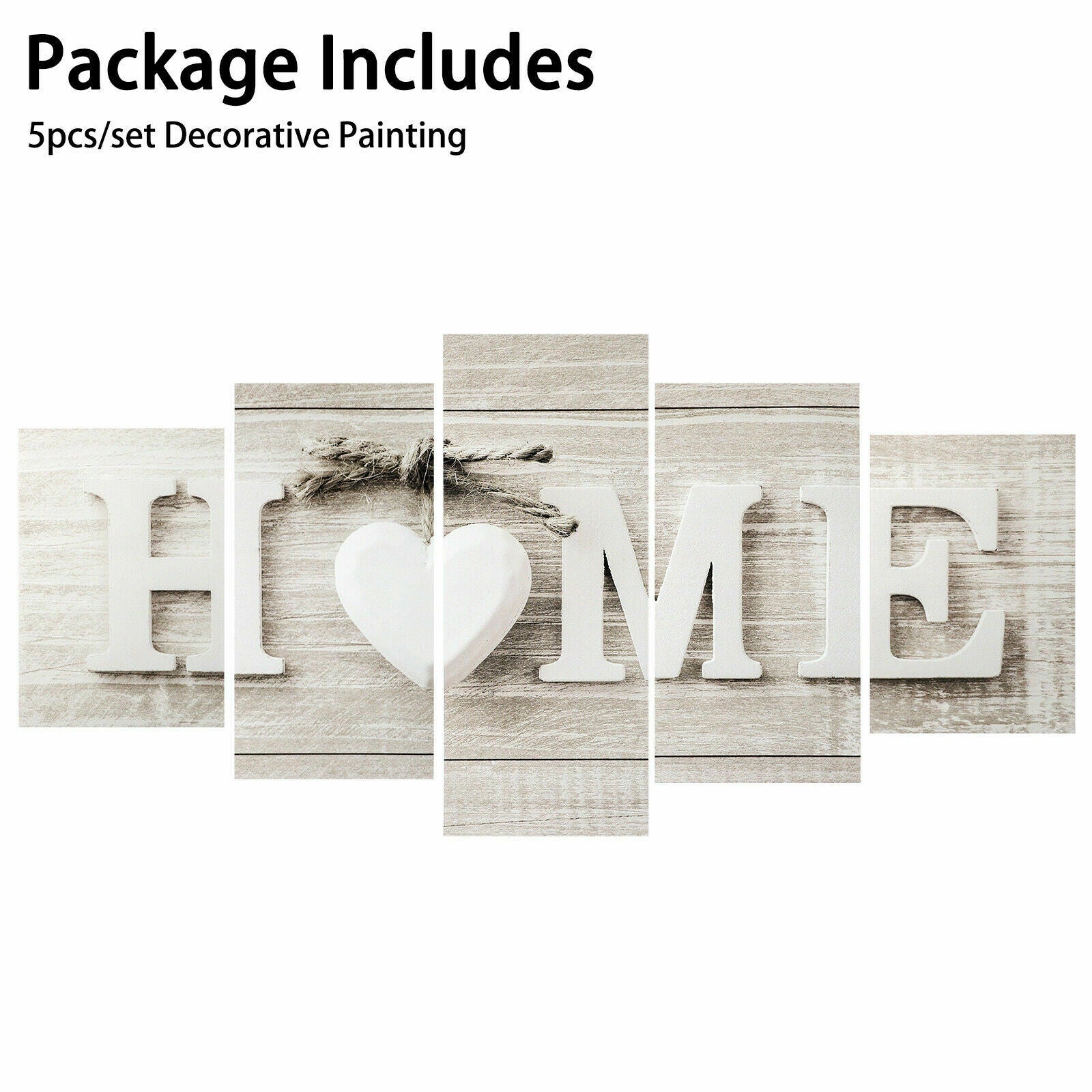 5Pcs Unframed Modern Wall Art Painting Print Canvas Picture Room Home Decor Gift