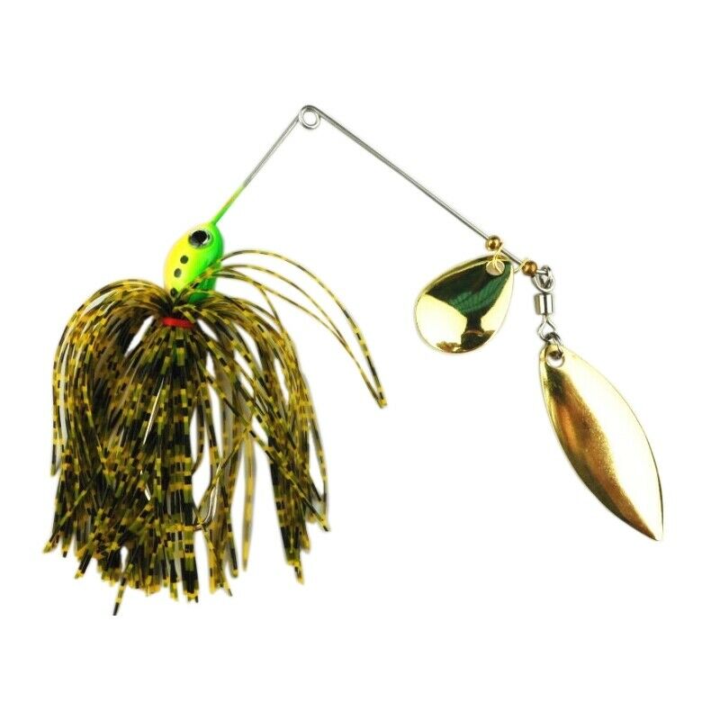 5pcs/set Buzzbait Fishing Lure Spinner Bait Jigs Leadhead Sharp Hooks New