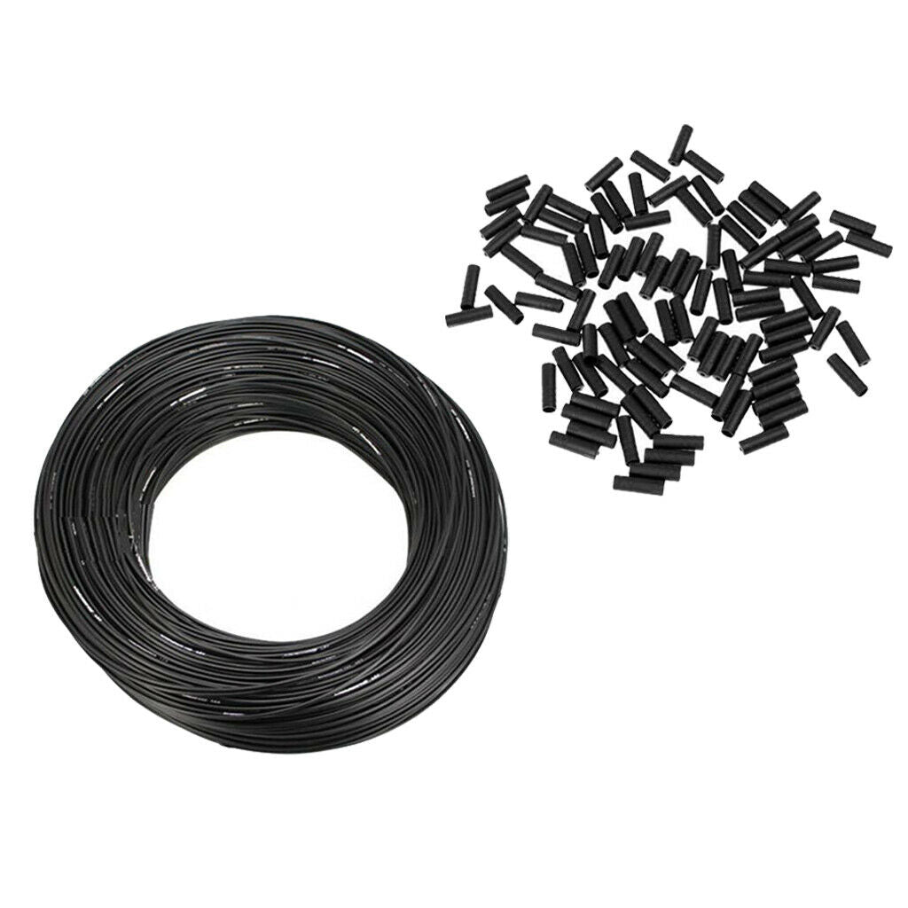 Bike Cable Housing Derailleur Hose Case Protective Sleeve End Caps Ferrules