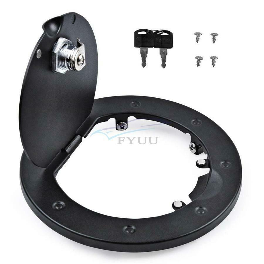 6.61" Non Fading Fuel Tank Cap Fuel Filler Door Cover For Jeep Wrangler JK 07-18