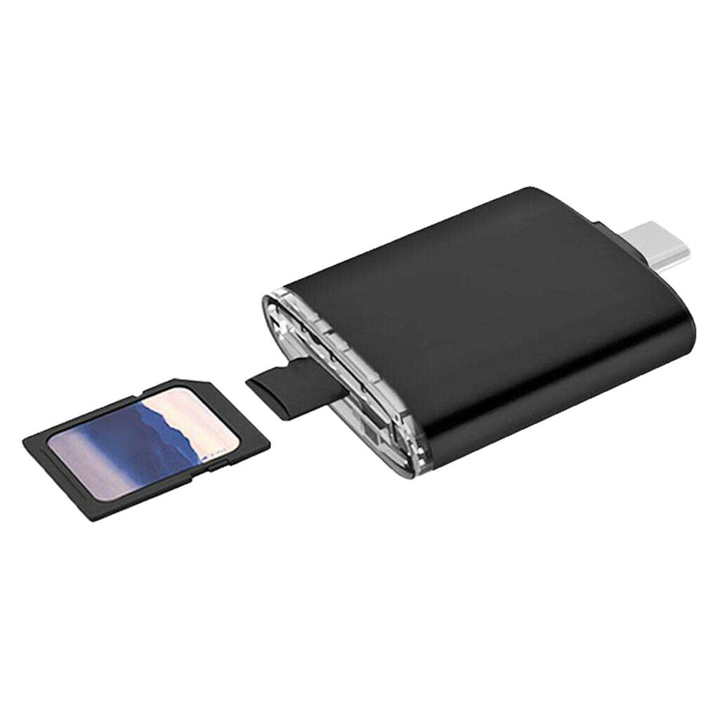2 Pieces USB Type C TF SD Memory Card Reader OTG Adapter for Huawei