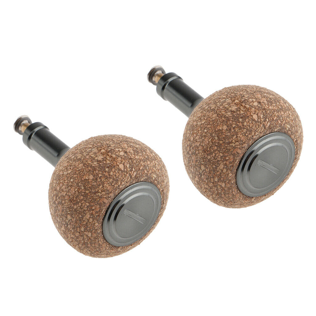 2x Fishing Reel Handle Knob Power Knob Replacement for Fishing   Reel