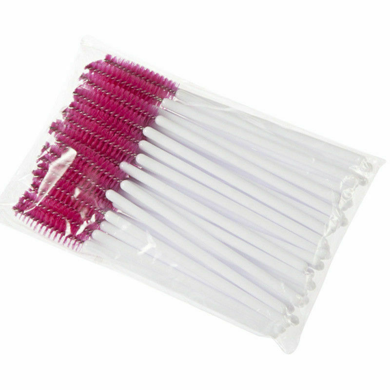50x Disposable Eyelash Brush Mascara Wands Applicator Tool