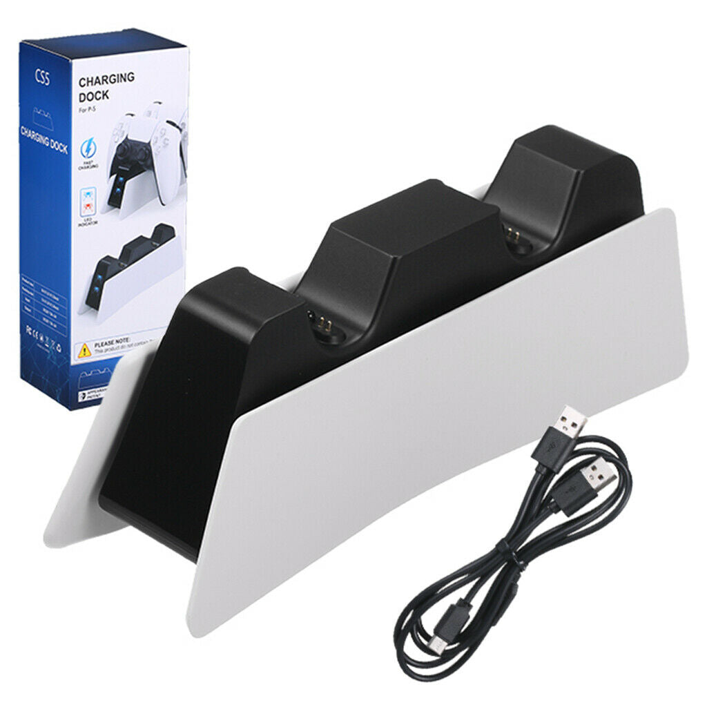 Controller Charger Station with LED Indicator For PS5 Controllers Gamepads