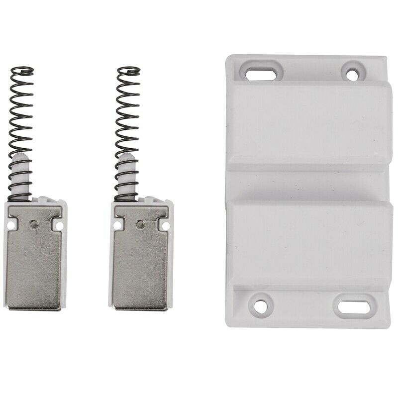 Stainless Steel Glass Door Pivot Hinge Double Head Magnetic Catch Set for 5-8MJ5