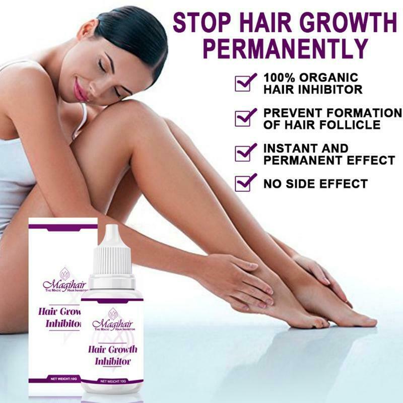 10g Herbal Stop Hair Grow Inhibitor Painless Hair Removal Shrink Pores Liquid