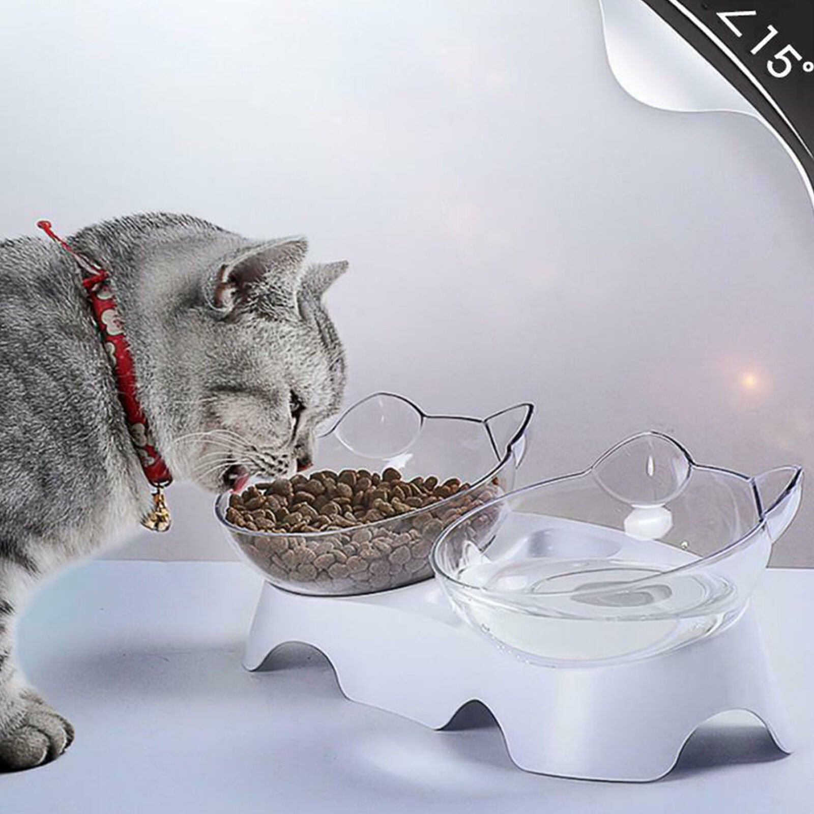 Anti-Vomiting Orthopedic Pet Cat Dog Bowl -High Quality