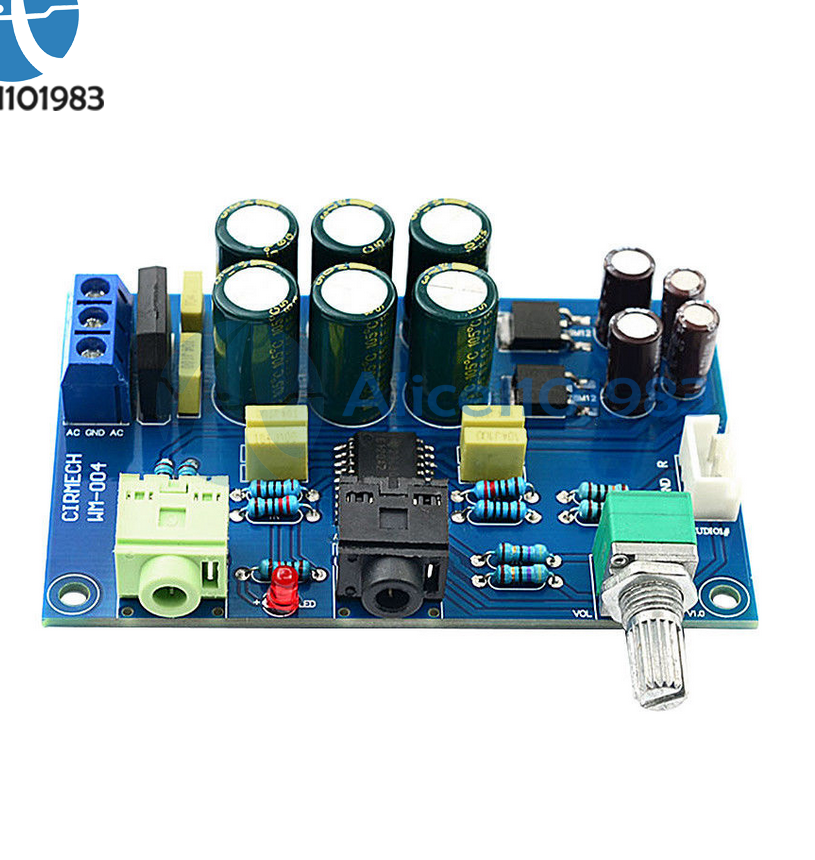 AC/DC 12V-24V TPA6120A2 TPA6120 Headphone Amplifier Board HIFI Headphone AMP