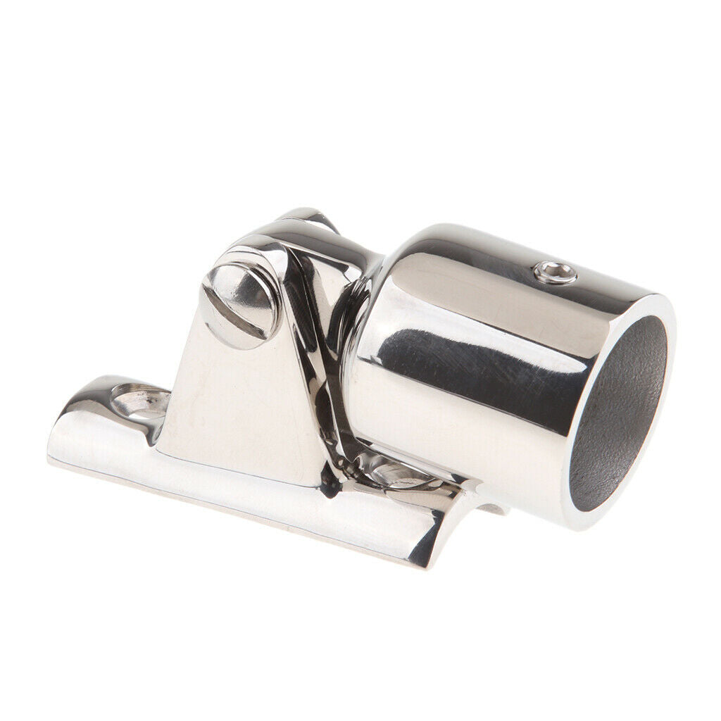 1in 25mm Marine Bimini Fittings Top   Eye End Deck Hinge 316 Stainless Steel
