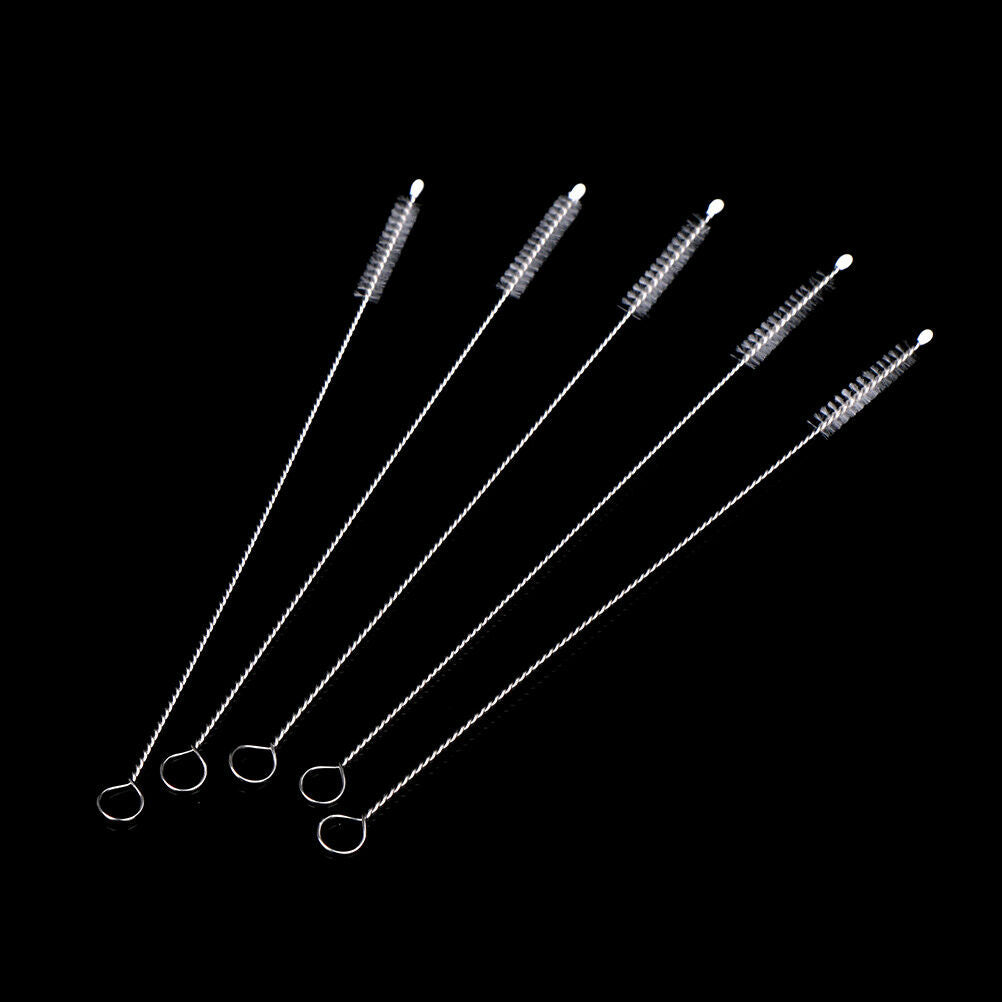 5x baby feeding bottle water cupbrush cleaner spiral soft hair cleaning to.l8