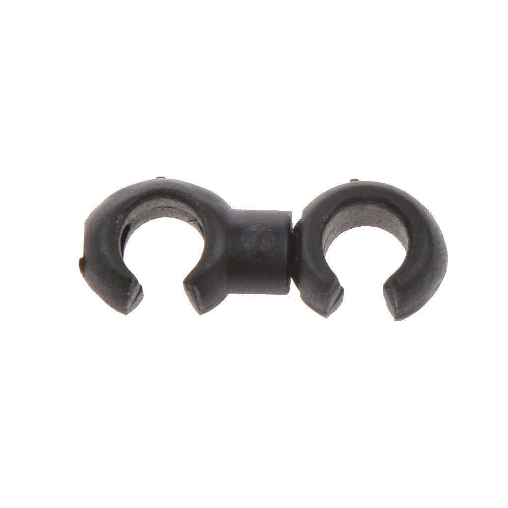 50x Plastic Cable Clips Bicycle Shift Hose Cables Clamp Buckle Tie Down