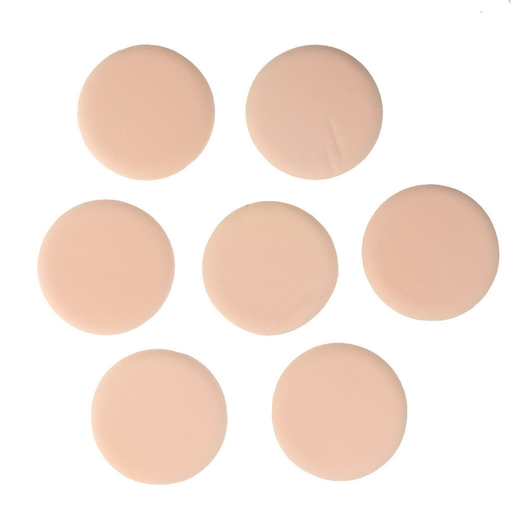 7pcs Beauty Makeup Powder Puff Pads Face Foundation Cosmetic Tool Nude color