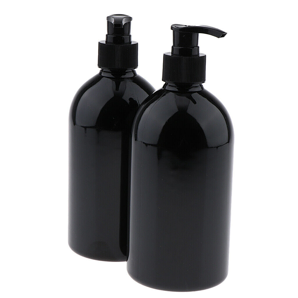 4x 500ml Leakproof Shampoo Pump Bottles Lotion Body Wash Skin Care Dispenser