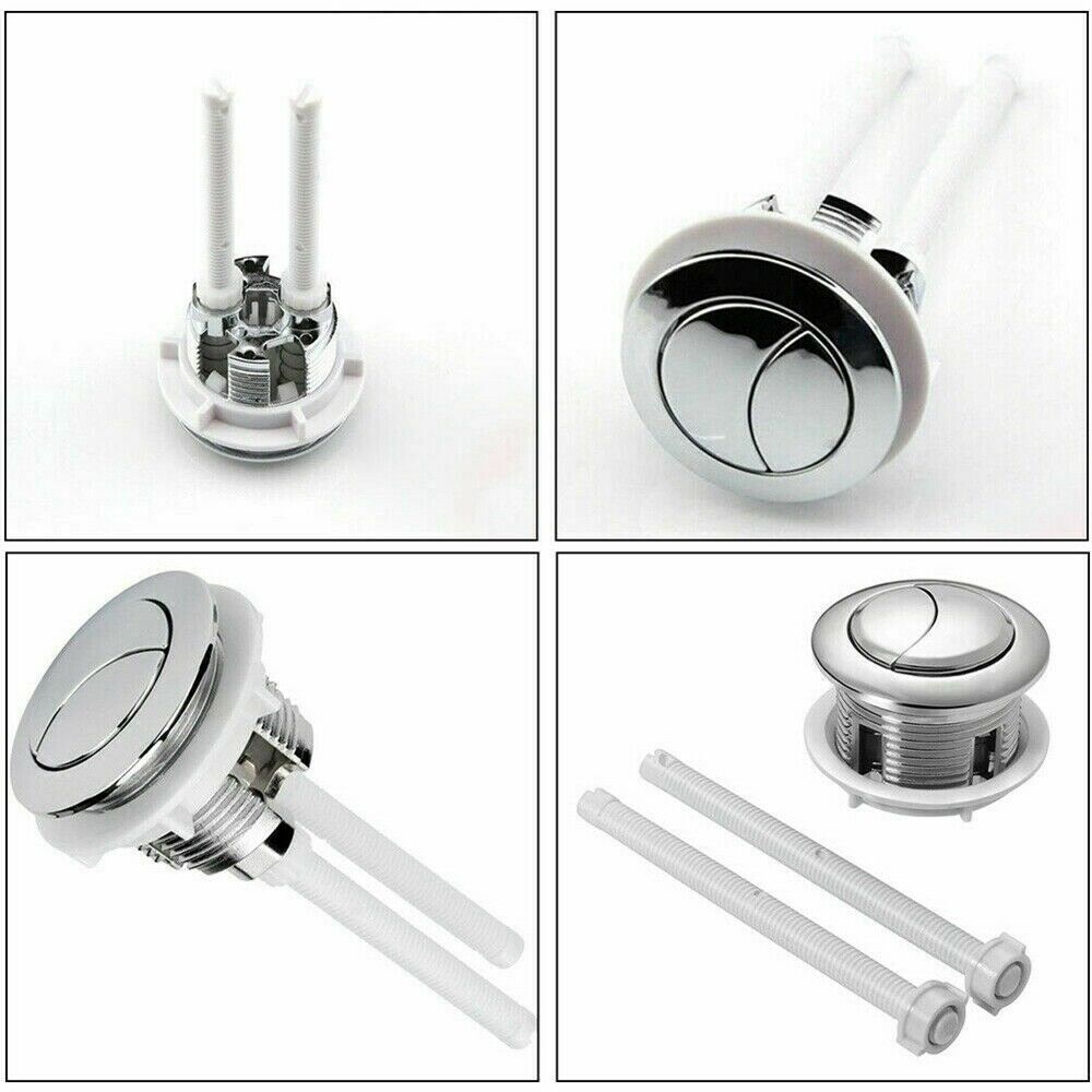 38mm Dual Push Toilets Flush Button Toilet Tank Button with Thread Diameter