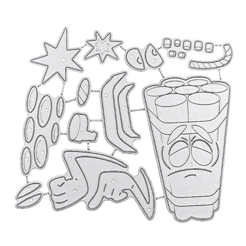 Firecracker Metal Cutting Dies Stencil DIY Scrapbook Album Paper Card Template