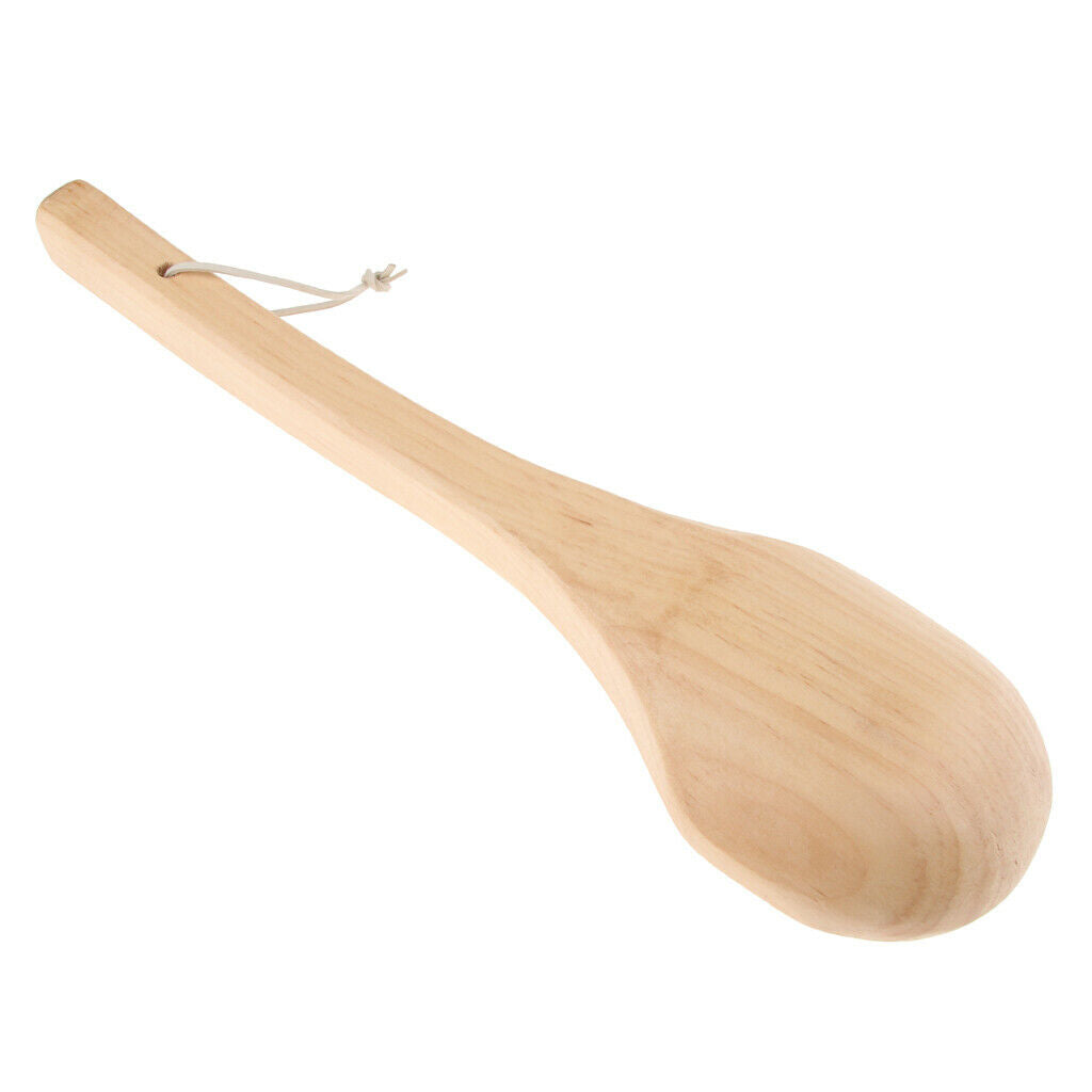 Natural Wooden Sauna Spoon Ladle Ladle Kitchen Utensils Ladle Bath Ladles