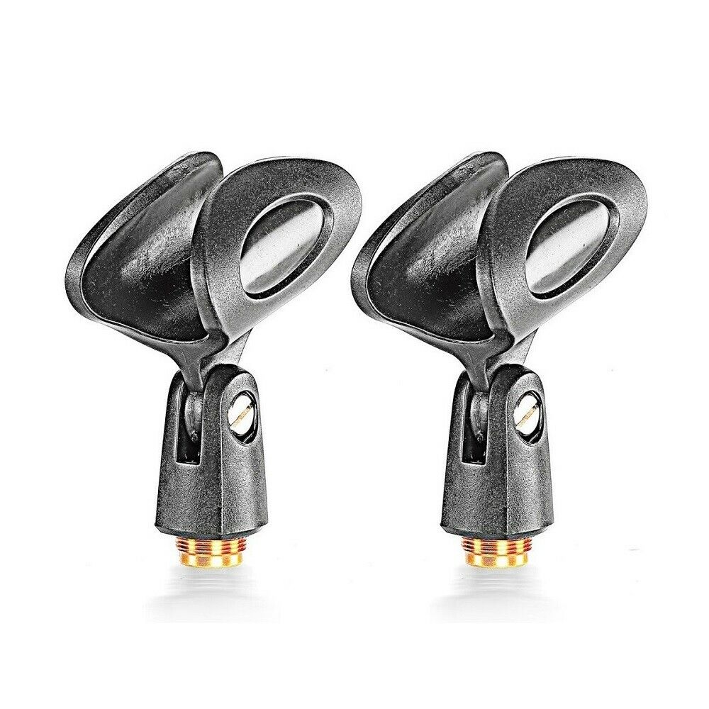 Wireless Microphones Clip Clamp Holder stand with 5/8" Male to 3/8" Female Nut