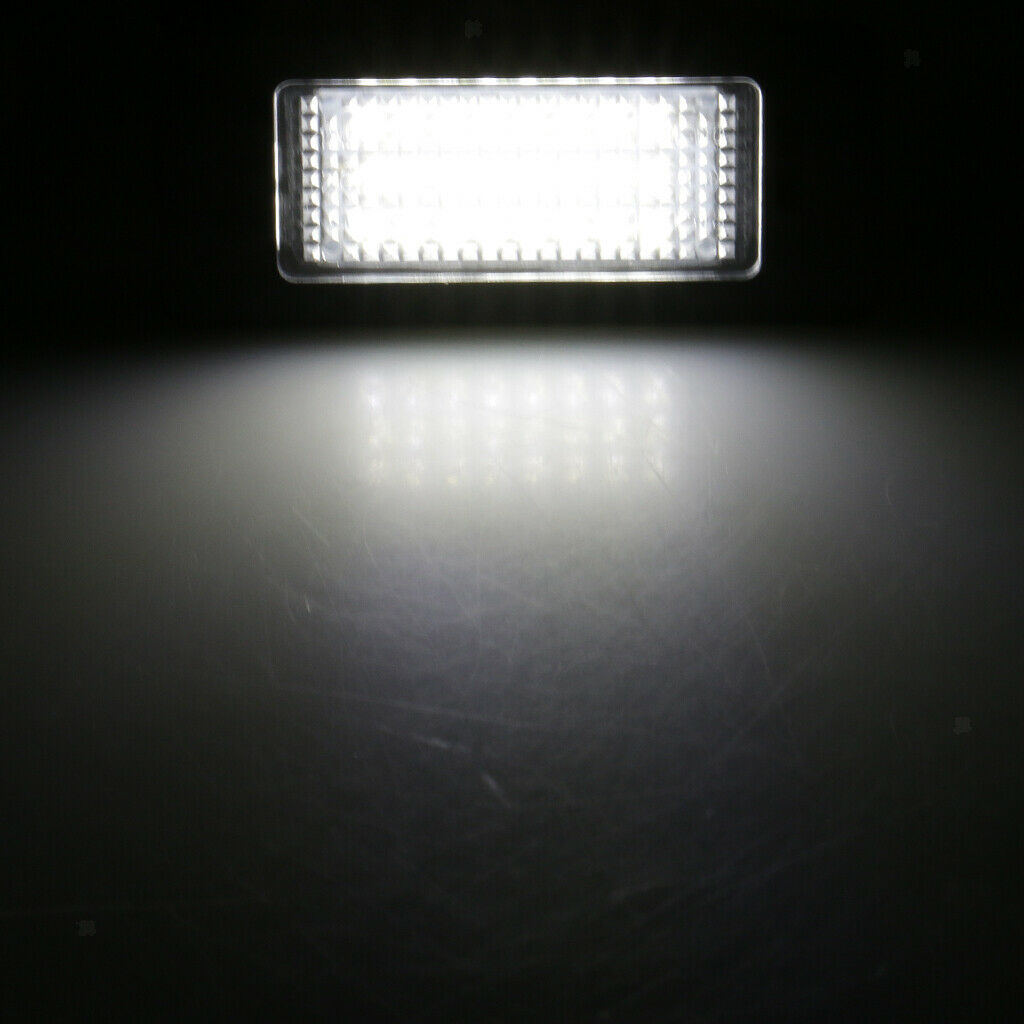 For Volkswagen GOLF & GTI Beetle Scirocco 24LED Number Plate Light Lamp PAIR